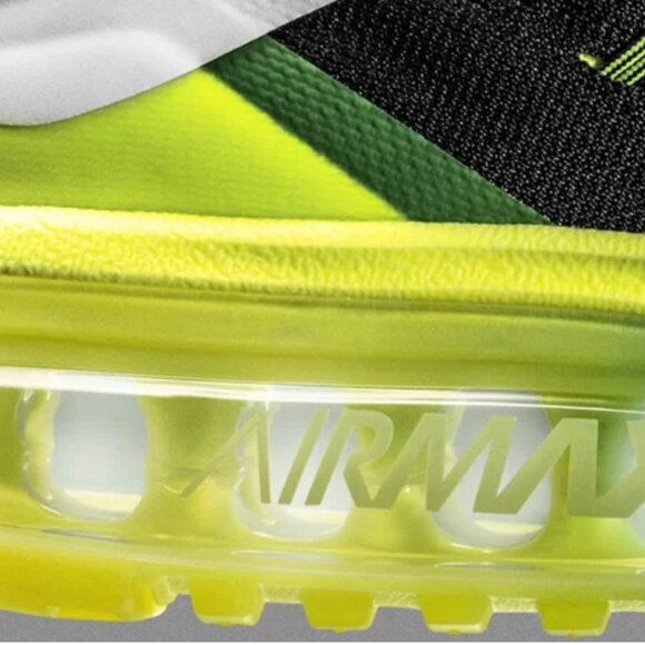 Excellent Nike Air Max 2015 Indigo Turquoise Volt Womens 10.5 US 42.5 EUR Mens 9 - Picture 14 of 16